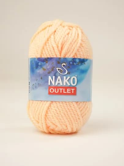 Пряжя Nako Outlet - плотная вязка,100% акрил, 250 м, 50 г (+- 5 г, 10%+-),в упаковке 1 шт — PRYAJA1-NAKOQALIN-ПУДР