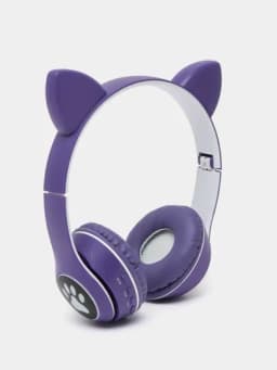 Беспроводные наушники Cat Ear, с светящимися кошачьими ушками, Bluetooth — MAG100-CAT1-АМЕТИС