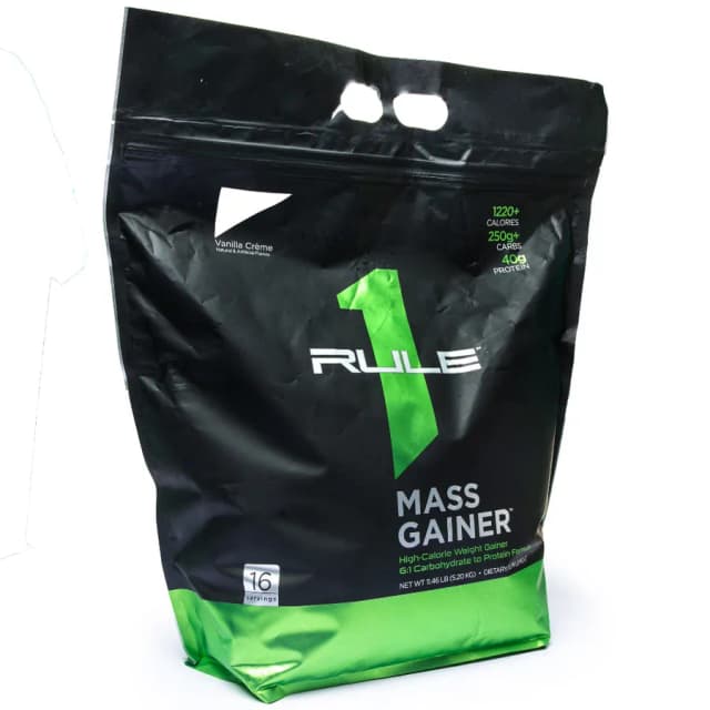 Высококалорийный гейнер RULE1 MASS GAINER vanilla cream, 5.2кг