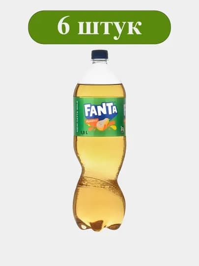 Напиток Фанта Дюшес, 1.5 л, 6 штук