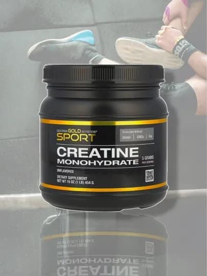 California Gold Nutrition, Creatine Powder, креатин моногидрат, Creapure, без вкуса — LIFEPIT-CGNCREA-GC1000
