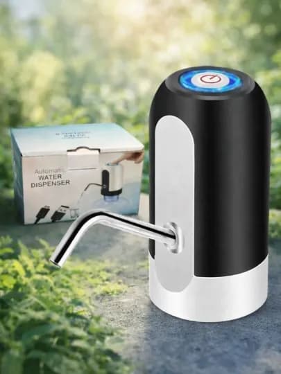 Помпа для воды, электрическая, складной насос для бутылей, USB зарядка — 8877799-POMPA-БЕЛЫЙ