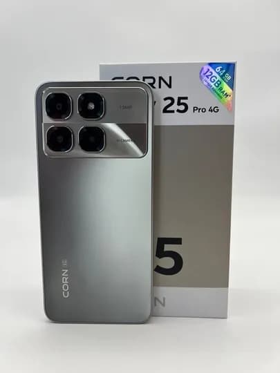 Смартфон телефон Corn Play25 Pro 4G - HD экран 6,6", 5000 мАч, 12GB/64GB 13МП, Uzimei