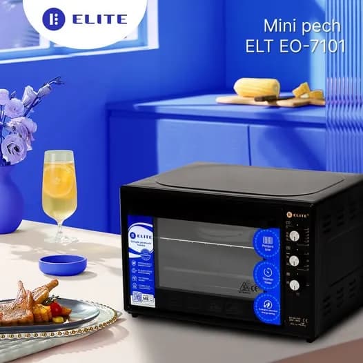 Мини-печь Elite ELT EO- 7101, черный