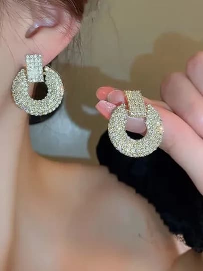 Модные серебряные серьги для женщин и девушек — ZARINA3-ZIRAK-МОРСК-YSL