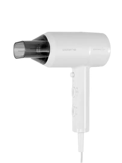 Фен для волос PHD 2044Ti Quattro Ionic POLARIS, белый/серый — UZPOLAR-0018726