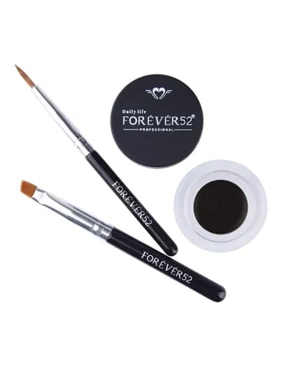 Гель - подводка для глаз и бровей Forever52 Gel Eyeliner Tattoo, c 2 аппликаторами, 5 г — MYCOSM-F52TATO-ЧЕРН