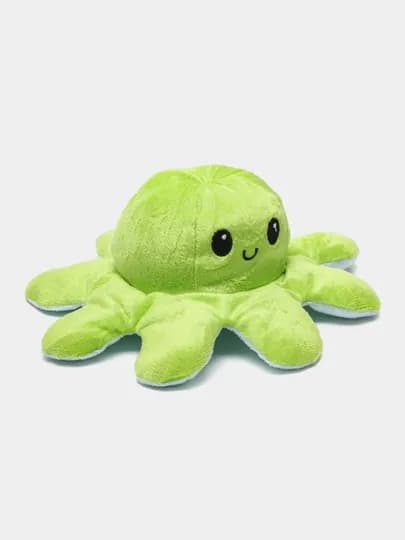 Мягкая антистресс игрушка осьминог-перевертыш, двухсторонний