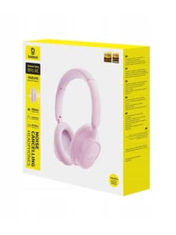 Беспроводные наушники Baseus Bass BH1 NC Wireless Noise Cancelling Headphones — BASEUS1-МУЛЬТИКАРТА2-РОЗОВ