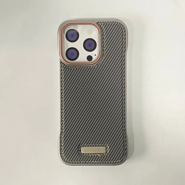 iPhone 16 Pro uchun Carbon Ch1134 MagSafe kulrang g'ilofi
