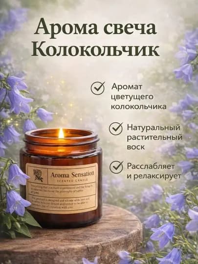 Свеча ароматическая в стакане, аромасвеча, Цветочная композиция — BATHROO-SVECHA-ЗОЛОТ
