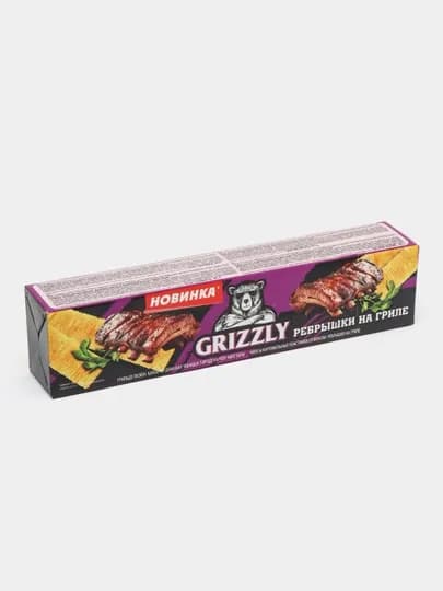 Чипсы Grizzly со вкусом ребрышки на гриле, 45 гр — SNACKS1-DFGHJ