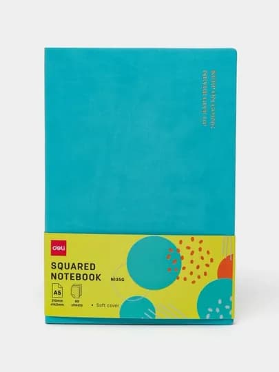 Ежедневник Deli EN135G Blue, A5, 80 листов, 70 г/м²