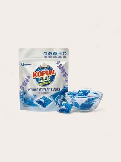 Капсулы Kopum Plus — средство для стирки с ароматом лаванды