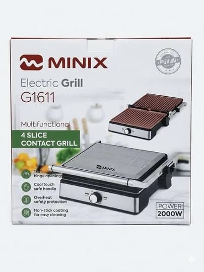 Toster Контактный гриль MINIX G1611 — Профессиональное приготовление у вас дома — 1998122-TOSTERKOTA