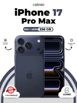 Смартфон Apple iPhone 17 Pro Max 256 ГБ (nanoSim+eSim), Deep Blue