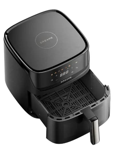 Аэрогриль Dreame AF10 Tasti Airfryer, 7.6 л, Cyclonic 360°, 2800 Вт, 8 режимов, чёрный