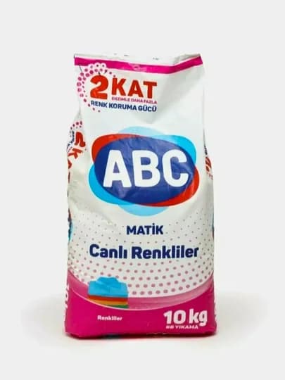 ABC стиральный порошок, автомат, 10 кг, универсальный