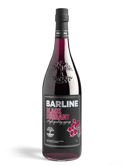 Barline Black Currant — сироп Чёрная смородина для кофе, коктейлей и десертов, 1 л
