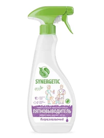 Пятновыводитель для предварительной обработки пятен SYNERGETIC, 0,5 л (спрей)