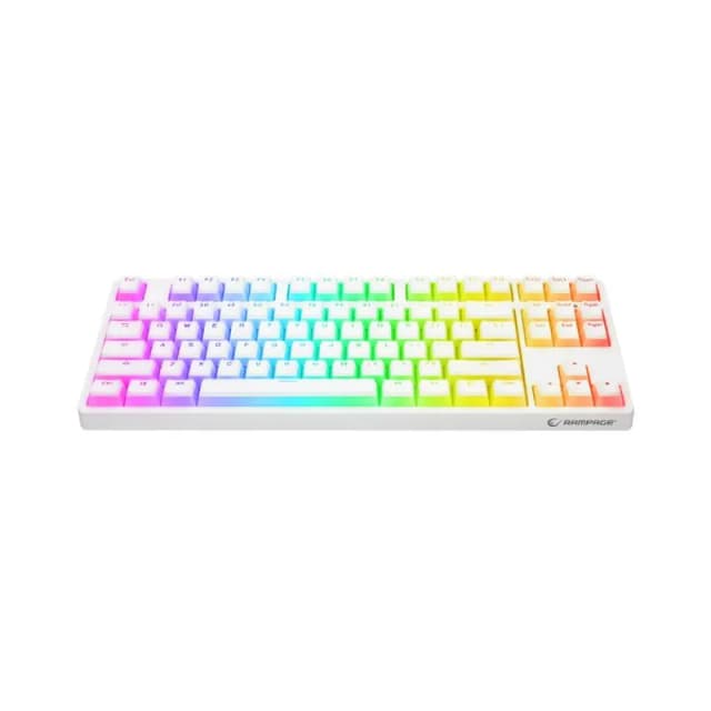 Rampage KB-R136 GHOST White (Red Switch)