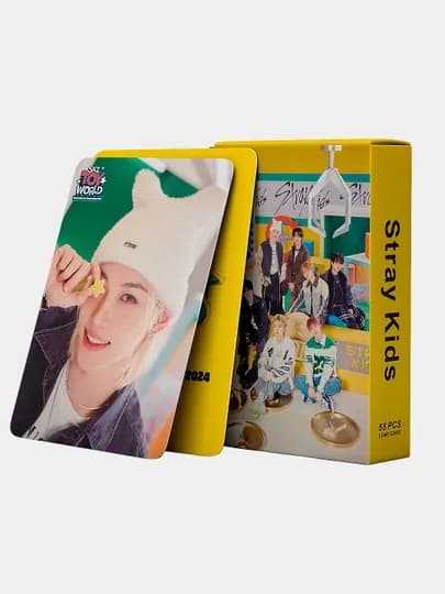 Коллекционные Lomo карты K-Pop Stray Kids, 55 штук, более 20 видов — ANKPOPR-1551633-ЖЕЛТ
