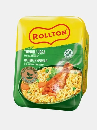Лапша быстрого приготовления ROLLTON курица 90гр
