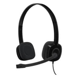 Наушники накладные проводные LOGITECH H151 Corded Stereo Headset - BLACK - 3.5 MM