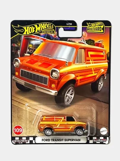Коллекционная игрушечная машинка Hot Wheels Premium Bulvared 1/64 — MATTEL-HWBULVR-ЛИМОН