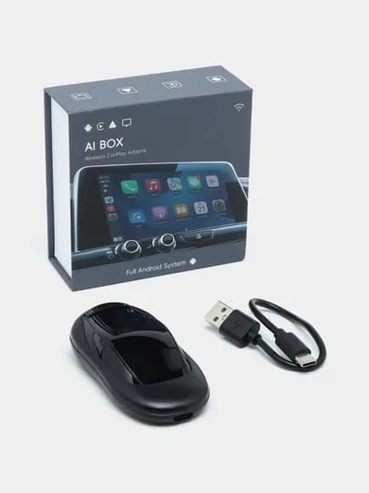 3 в 1 CarPlay Ai Box Адаптер с Android 13 и поддержкой Android Auto