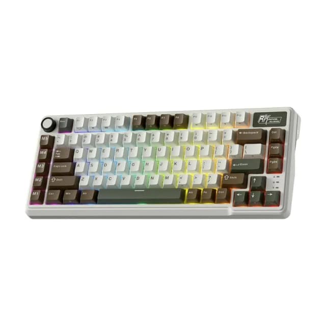 ROYAL KLUDGE L75 Palm Green, Cream Switch, RGB LED, Hot-Swap