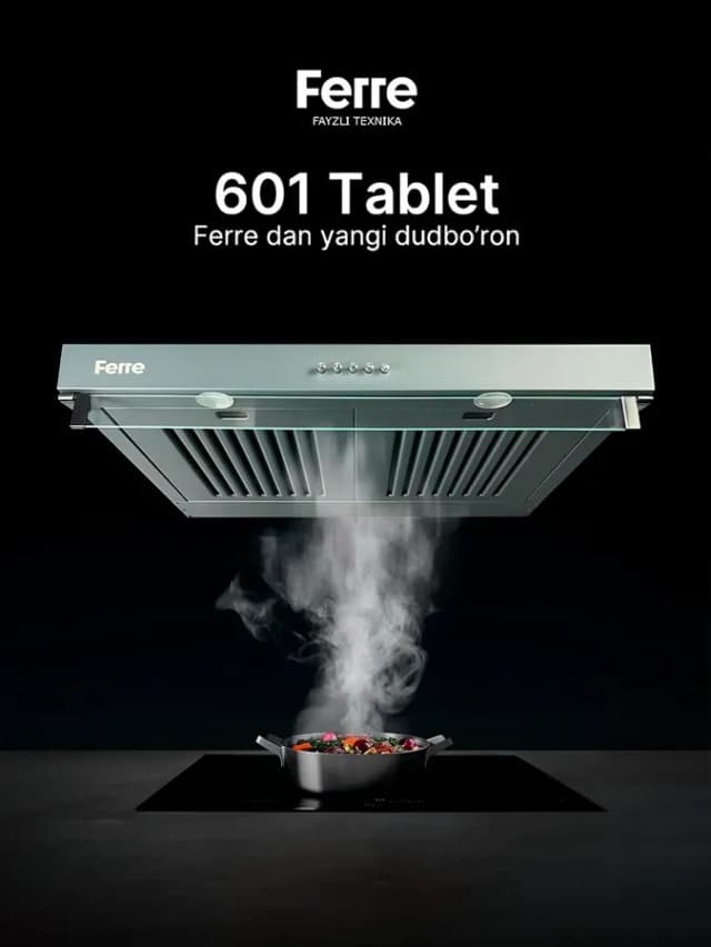Вытяжка Ferre 601 Tablet, серебряный