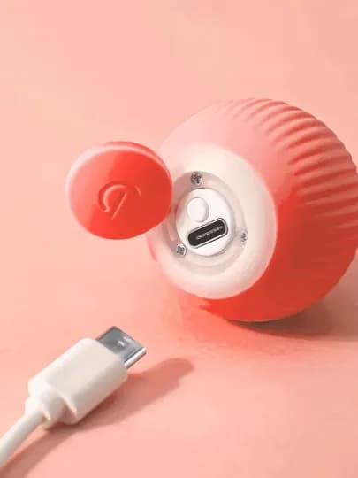 Игрушка для кошек интерактивная умный мяч — LUXESY-PETT001-РОЗОВ