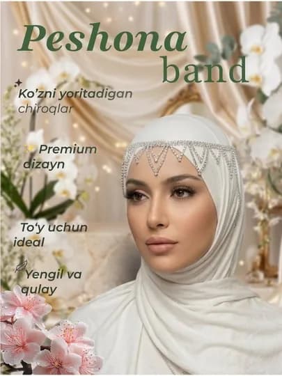 Диадема для девочки, украшение для волос — LUVZA-PESHONA1-БЕЛЫЙ
