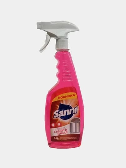 Средство для стекол и зеркал Sanni Glass Cleaner Red 500 мл