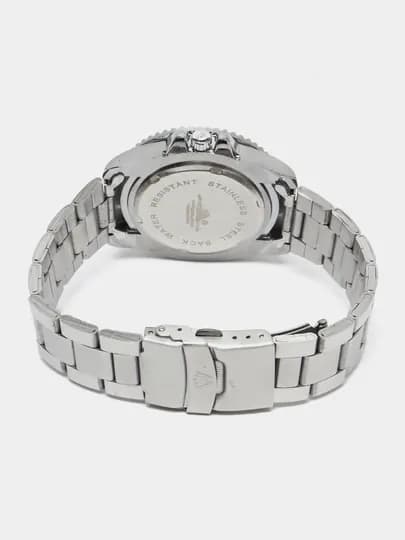 Мужские наручные часы Rolix Datejust 42 мм, кварцевый механизм, в подарочной коробке — WATCH11-85W0056-ХРОМ