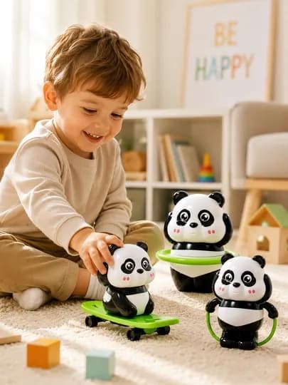 Детская игрушка, развивающая панда, игрушка динозавр, подарок для детей — YASMINK-PANDA-МЕНТОЛ