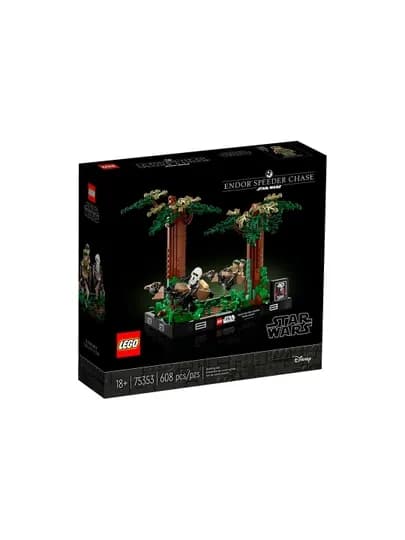 Конструктор LEGO Star Wars 75353 Диорама: Битва на Эндоре, 608 деталей