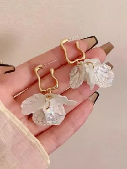 Модные серебряные серьги для женщин и девушек — ZARINA3-ZIRAK-ЗОЛОТ-YSL