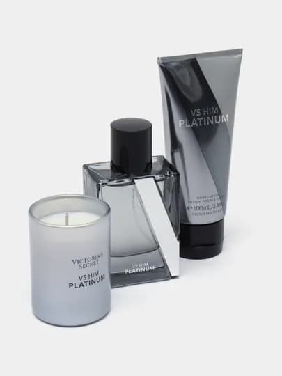 Подарочный набор для женщин и мужчин Victoria's Secret, Bombshell, Tease, Platinum — EPF-GIFTSET-СЕРМЕТ