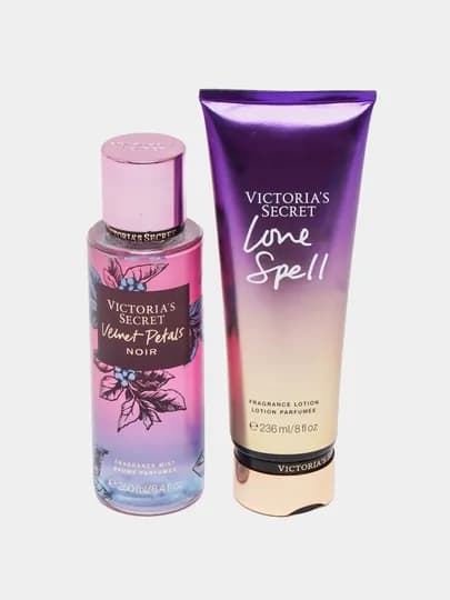 Парфюмерный набор Victoria Secret, лосьон и спрей мист для тела, 236 мл + 250 мл — ABUS-VICTORIASSECRET-АМЕТИС