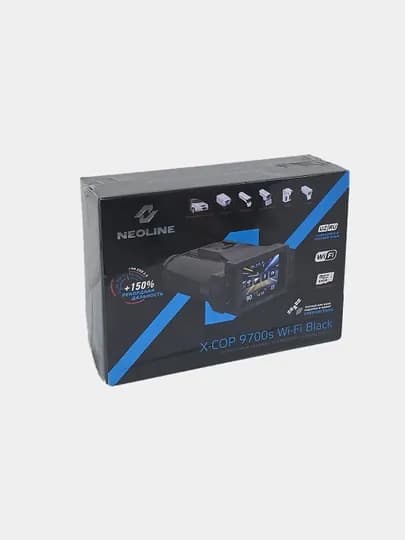 Видеорегистратор с радар-детектором NEOLINE 9700s Wi-Fi Black+флешка в подарок, антирадар