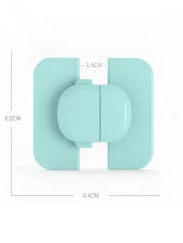 Блокиратор замок для холодильника, безопасность детей — HOMEGR-SAFETYLOCKMINI-СИНИЙ