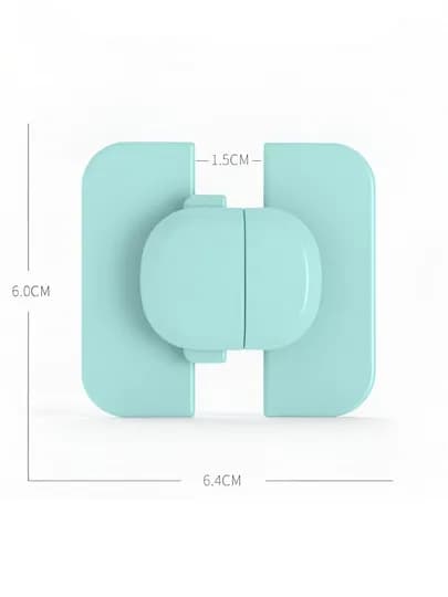 Блокиратор замок для холодильника, безопасность детей — HOMEGR-SAFETYLOCKMINI-СИНИЙ