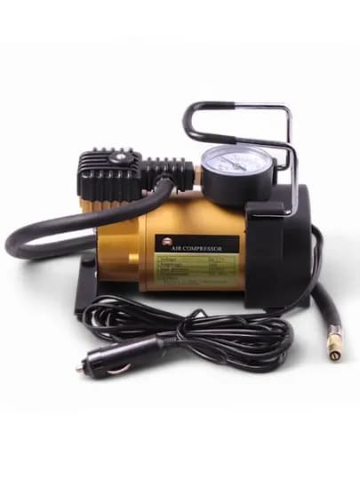Компрессорный насос для автомобиля, 12V, с манометром, Tornado AC580