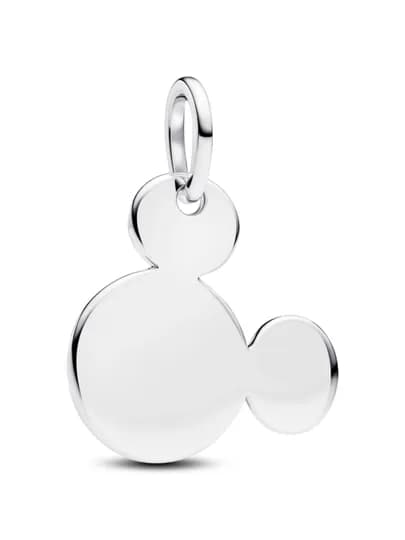 Подвеска-шарм Disney Mickey Mouse с гравировкой Стерлинговое серебро PANDORA 793994C00