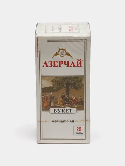 Чёрный чай пакетированный Азерчай Buket, 50 г — AZERCAY-0587774
