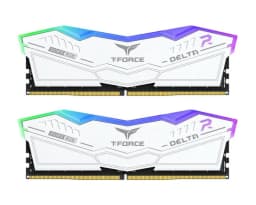 T-Force Delta White RGB 32GB DDR5 (2*16GB 5600MHz CL36 Intel XMP/AMD EXPO)