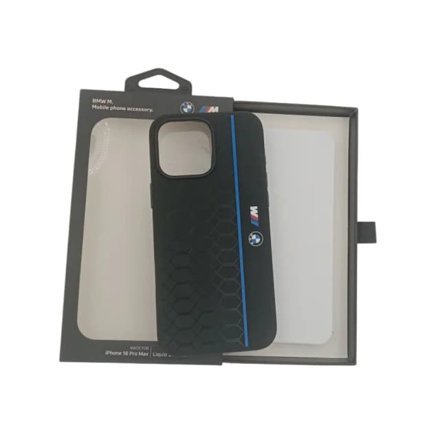 iPhone 16 Pro Max uchun CG MOBILE BMW qora g‘ilofi