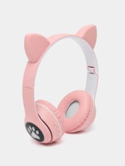 Беспроводные наушники Cat Ear, с светящимися кошачьими ушками, Bluetooth — MAG100-CAT1-ВИШН